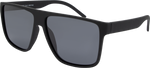Jude Premium Polarised Square Sunglasses - Black Smoke